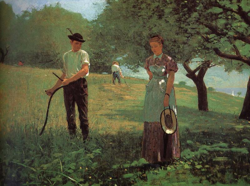 Winslow Homer Waiting for reply oil painting picture